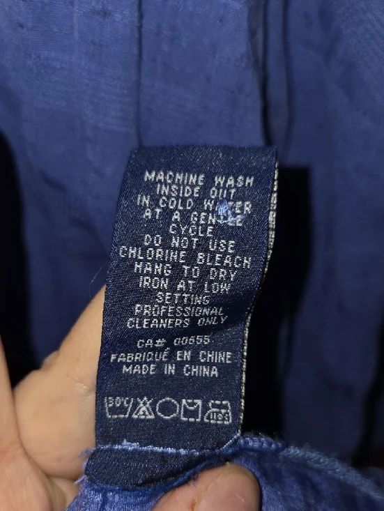 Penningtons Royal Blue Textured Button-Front Tunic - Picture 4 of 10